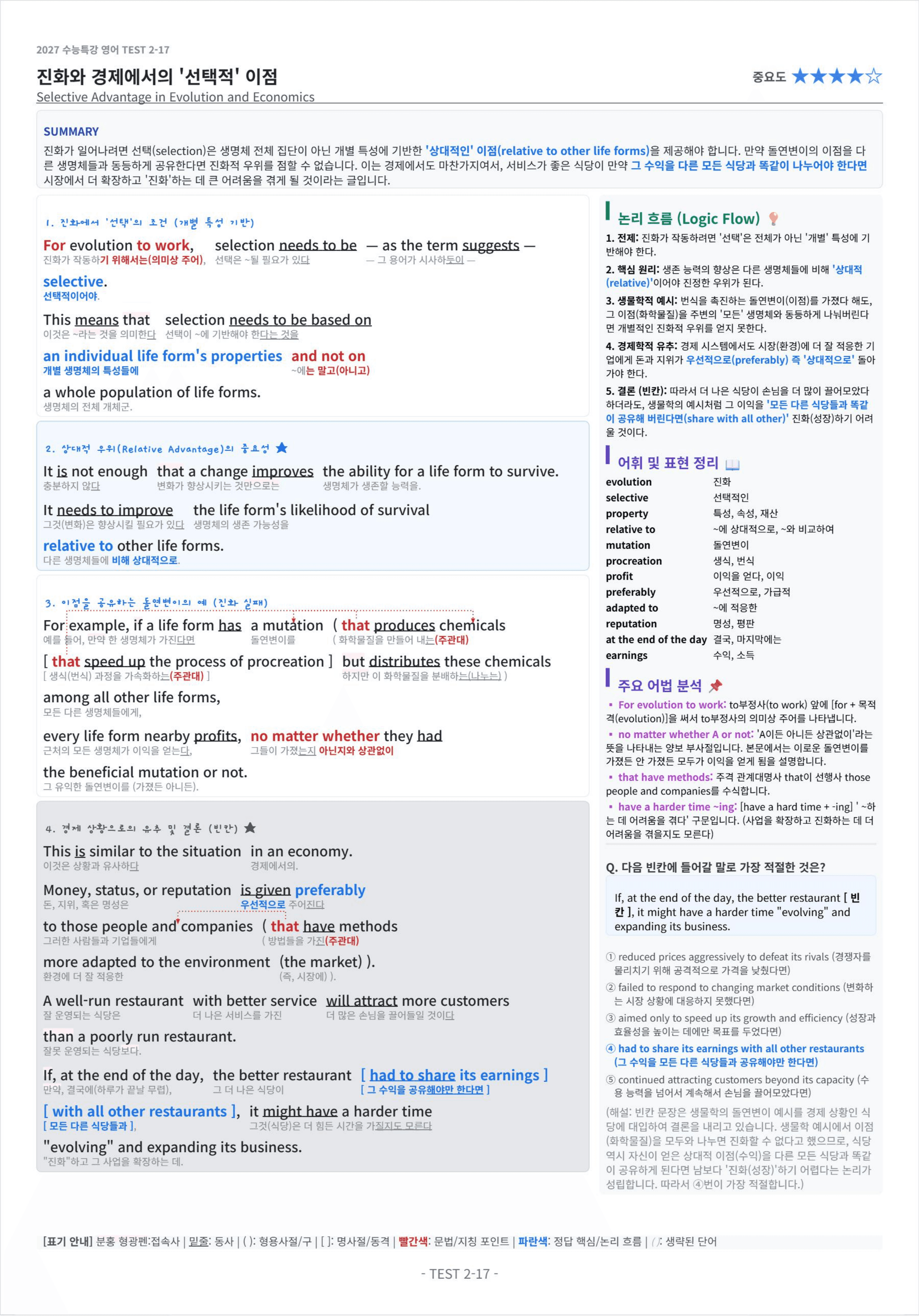 2027 수능특강 영어 TEST 2 킹스분석_preview_undefined