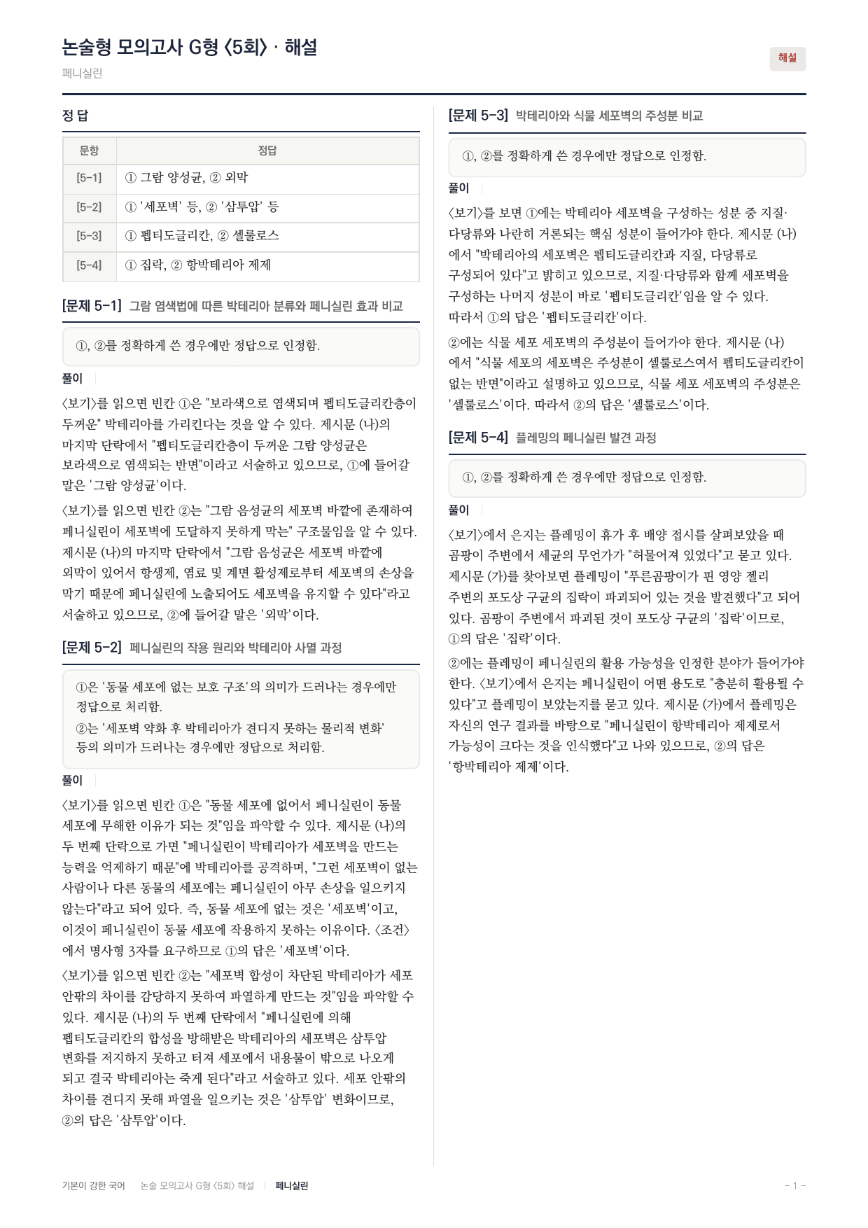 2027 가천대 국어 약술형 주제통합12 페니실린 세렌디피티_preview_undefined