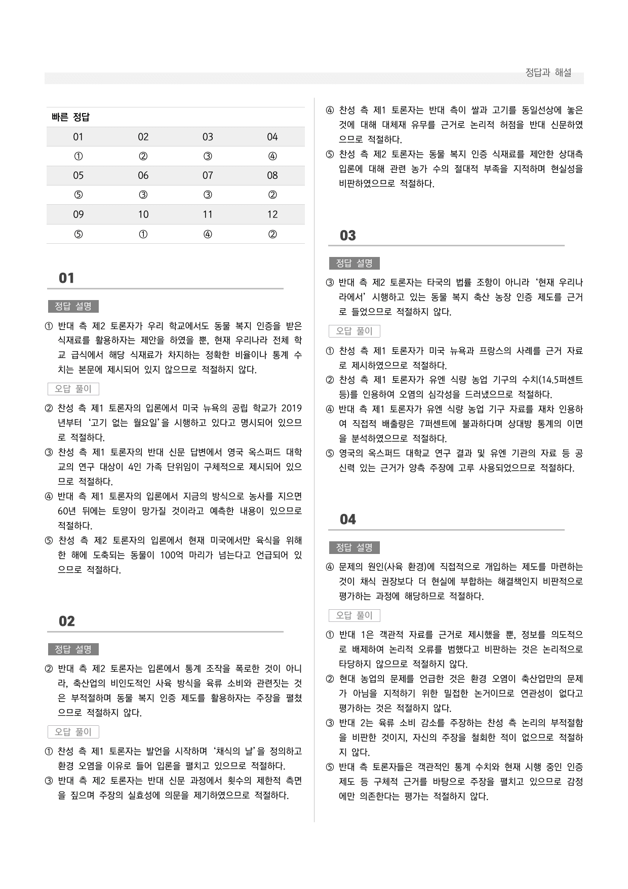 공통국어1 비상(강) 5-(1) 학교 급식에 '채식의 날'을 도입해야 ~_preview_undefined