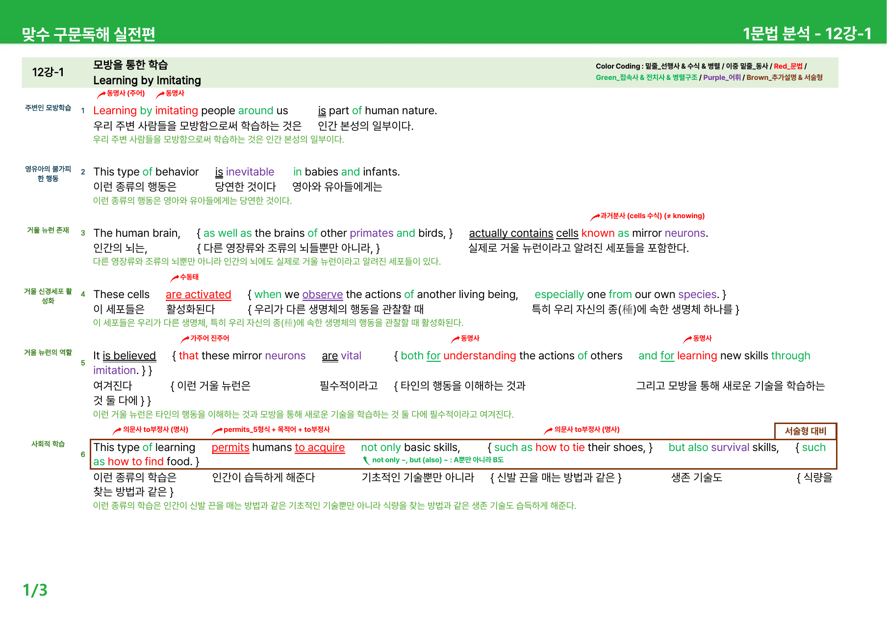 맞수 구문독해 실전편 9-12강 - 상세분석_preview_undefined
