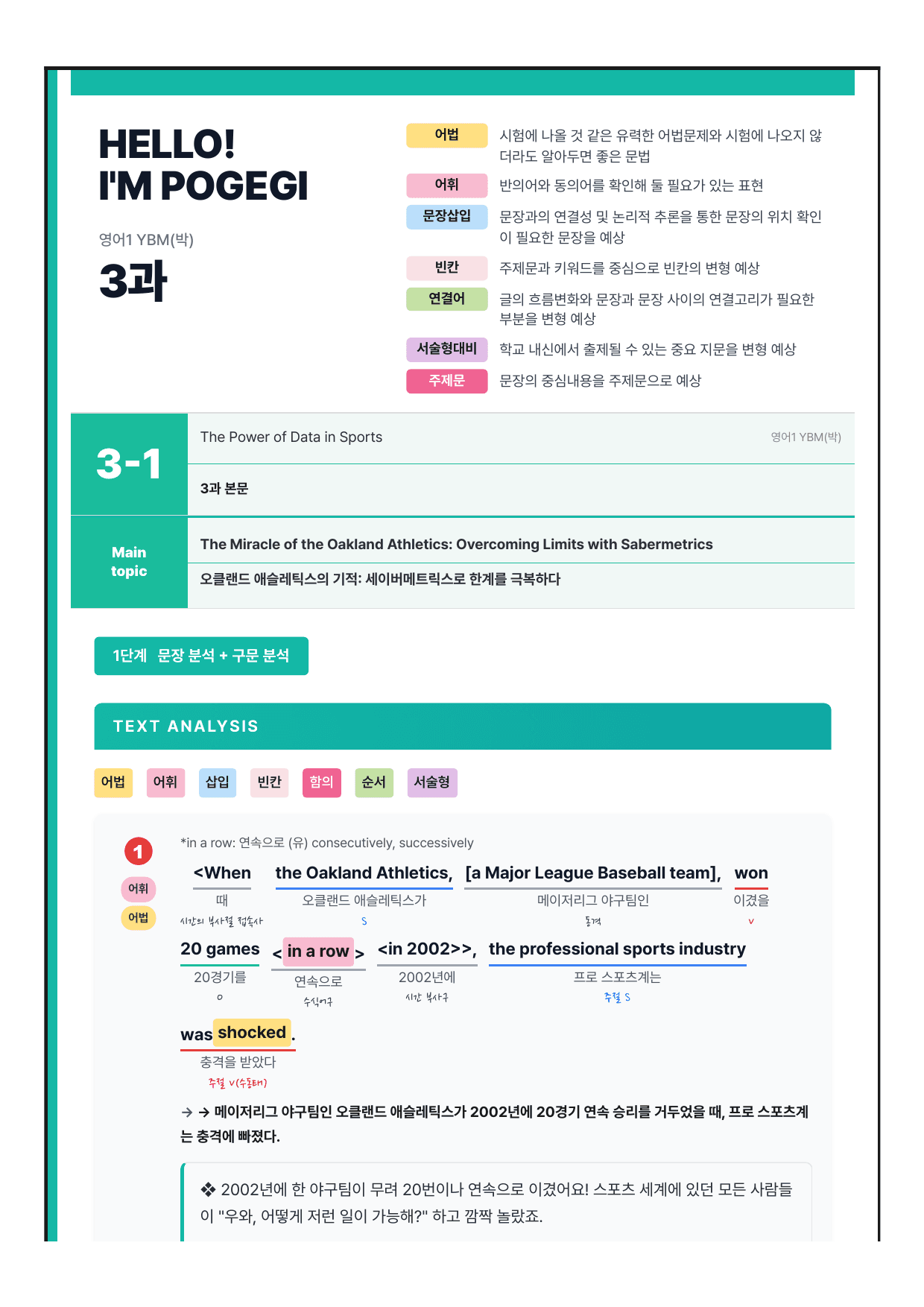 고등 영어1 YBM(박준언) 3과 7단계 분석본_preview_undefined