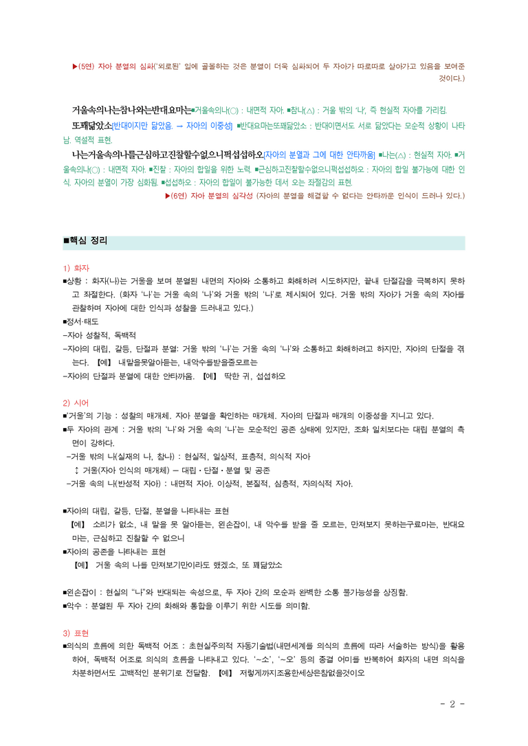 (문학-비) 3-4 거울(이상) ■(해설•정리) (3쪽)_preview_2