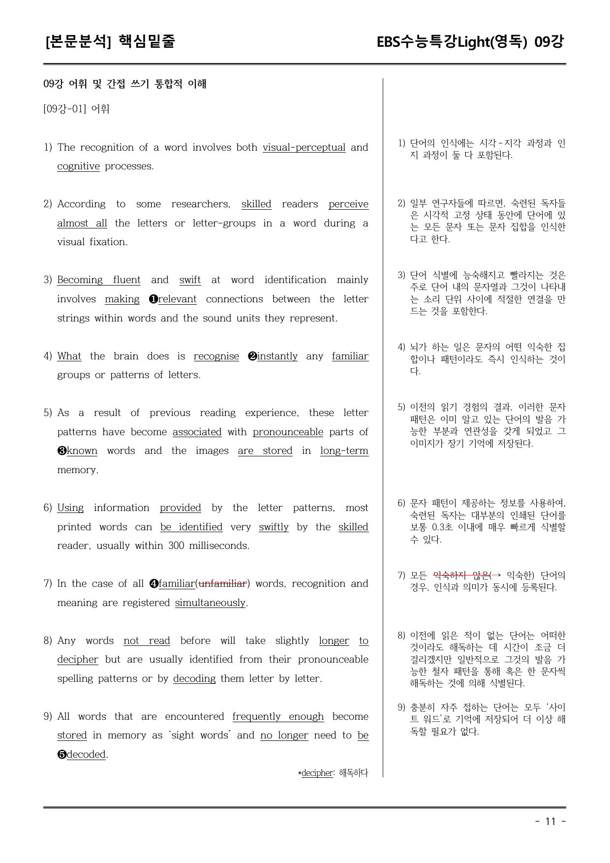 EBS수능특강Light (영독) 09강 어휘+워크북+기본변형_preview_undefined