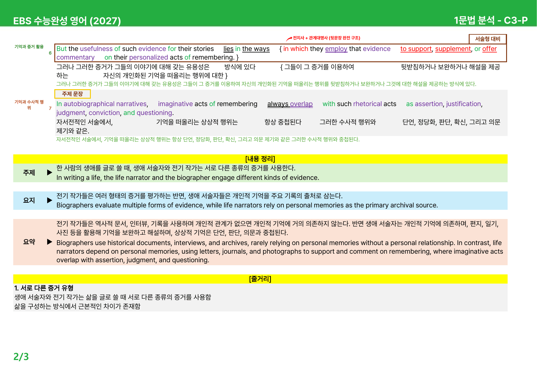 EBS 수능완성 영어 (2027) - C1~3 본문분석_preview_undefined