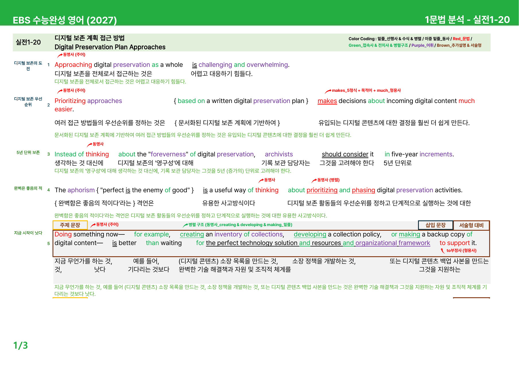 EBS 수능완성 영어 (2027) - 실전1 본문분석_preview_undefined