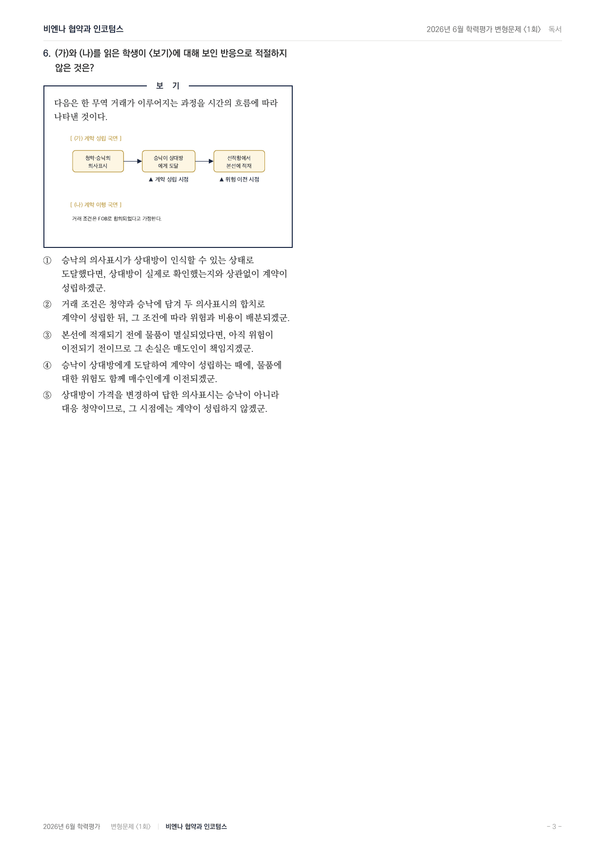 2026년 고2 6월 주제통합 비엔나협약과 인코텀스(104문항)_preview_undefined