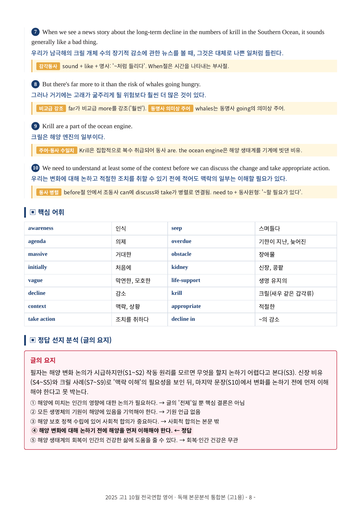 2025년 고1 10월 모의고사 본문분석 (20-40번)_preview_undefined
