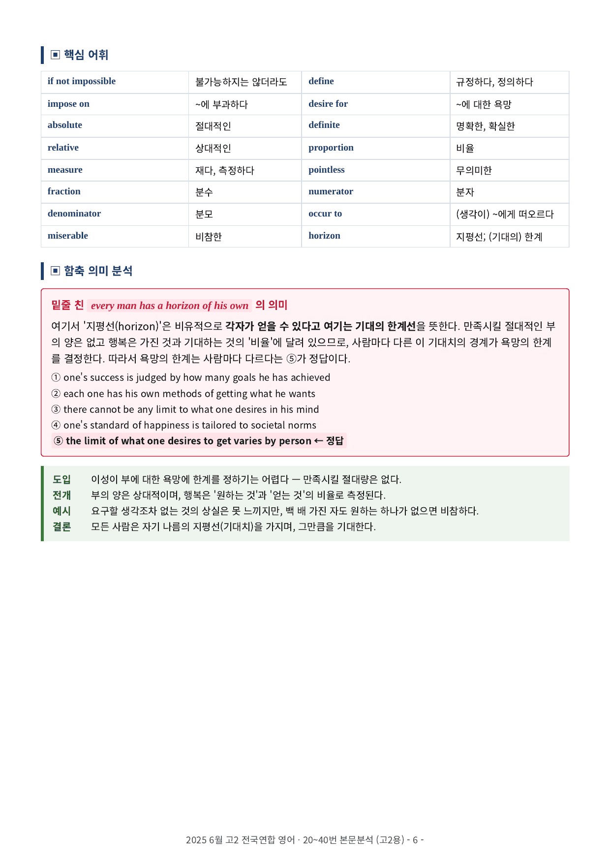 2025년 고2 6월 모의고사 본문분석 (20-40번)_preview_undefined