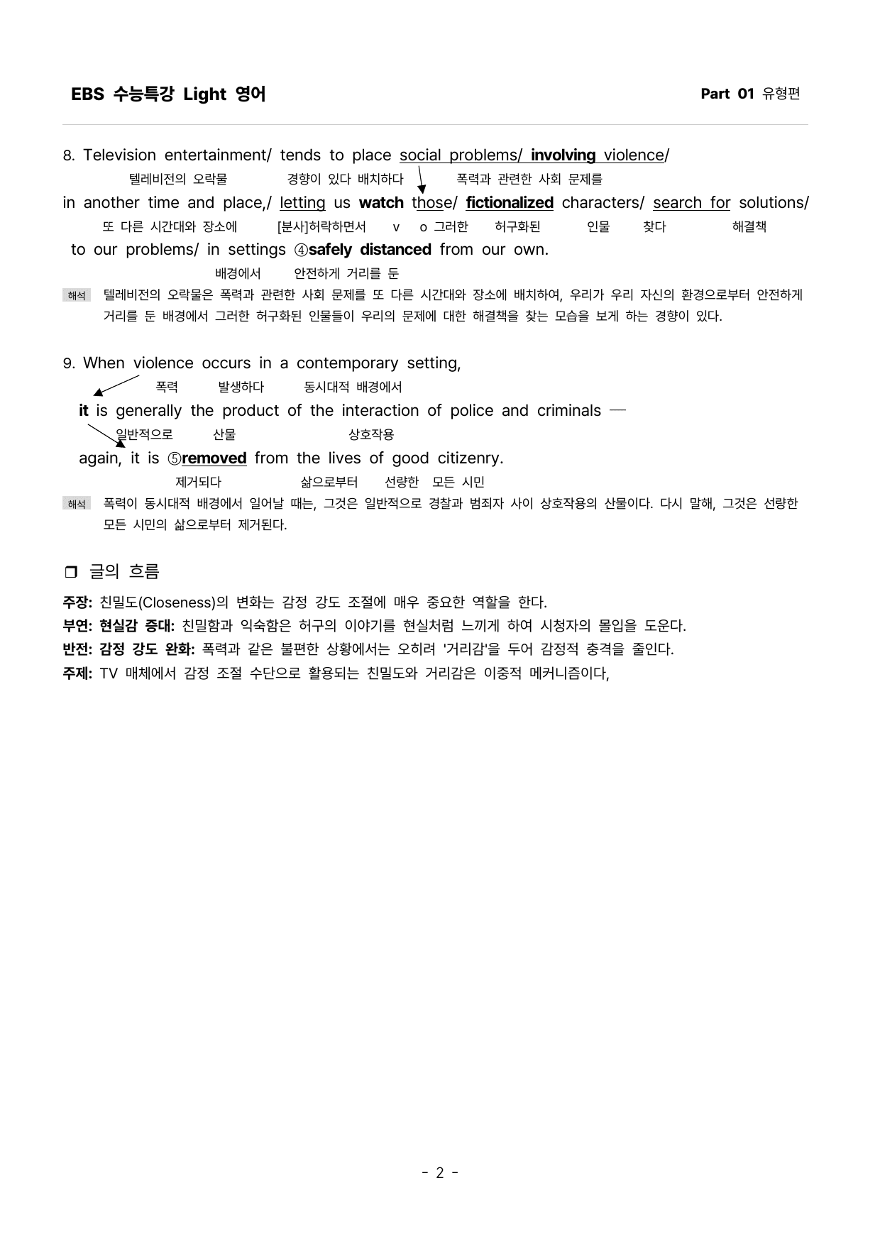5등급을 위한 상세한 분석과 어법어휘완성. 1등급을 위한 완전학습서술형_preview_undefined