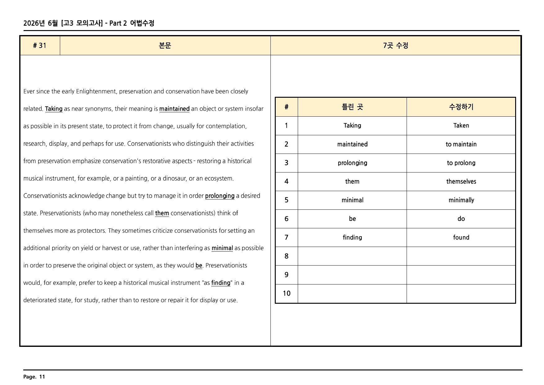 2026년 6월 고3 모의고사 깔끔한 분석과 완벽한 테스트 총168페이지_preview_undefined