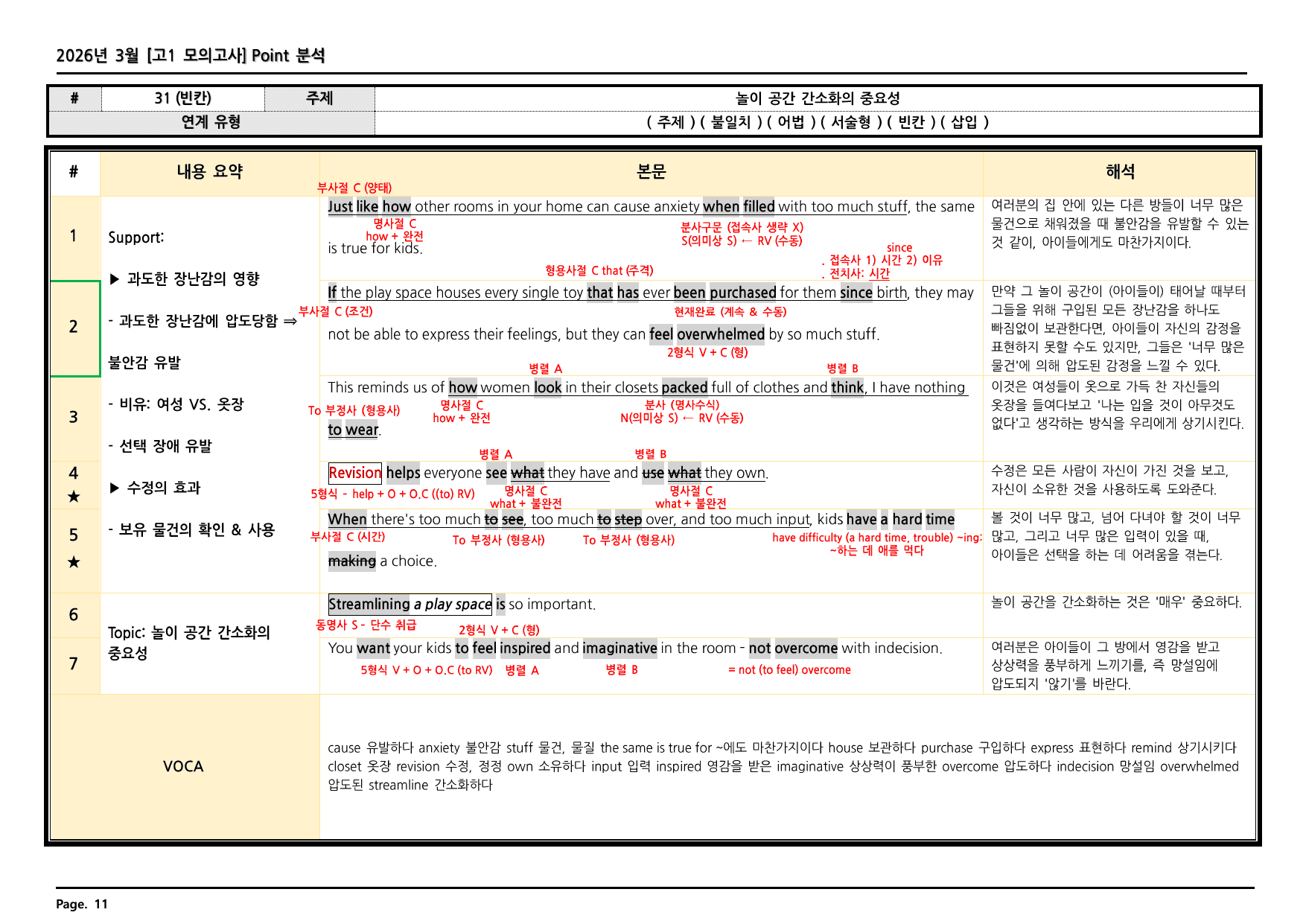 2026년 3월 고1 모의고사 깔끔한 분석과 완벽한 테스트 168페이지_preview_undefined