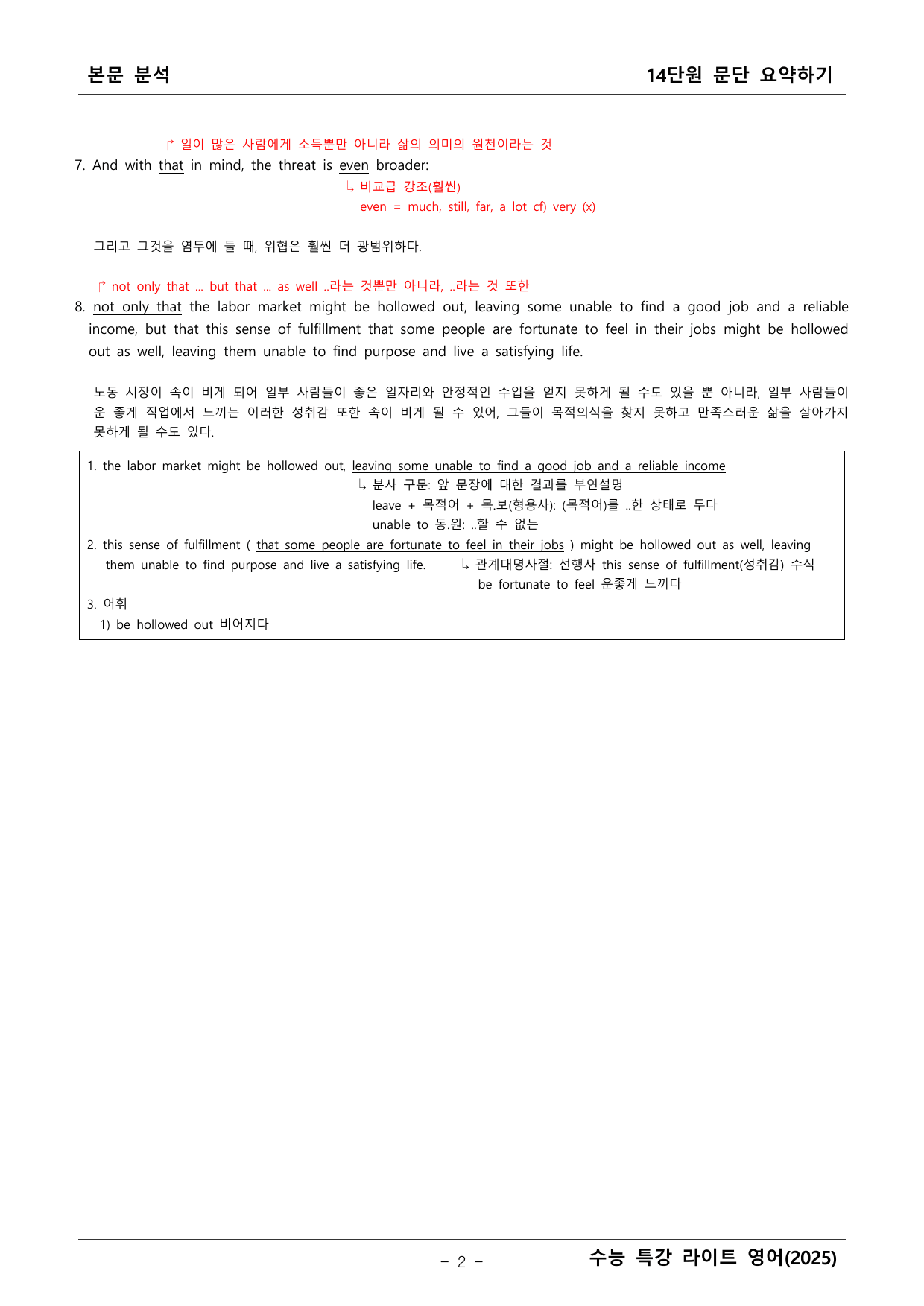 수능특강 라이트 영어 14단원 본문학습_preview_undefined