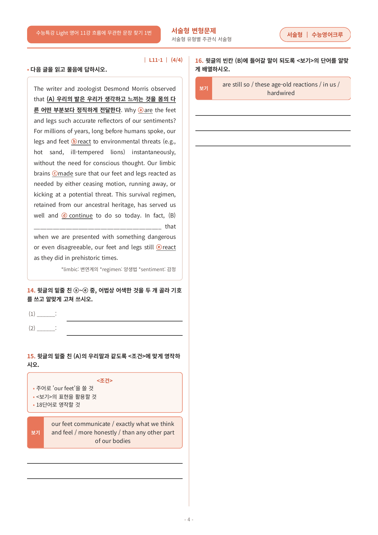 수능특강 Light 영어 11강 변형문제_preview_undefined