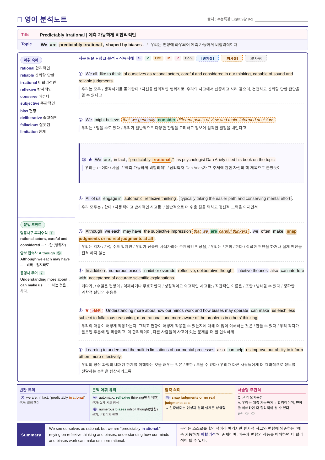 수능특강 Light 영어_분석노트와 워크북(수업용자료)_09강_preview_undefined
