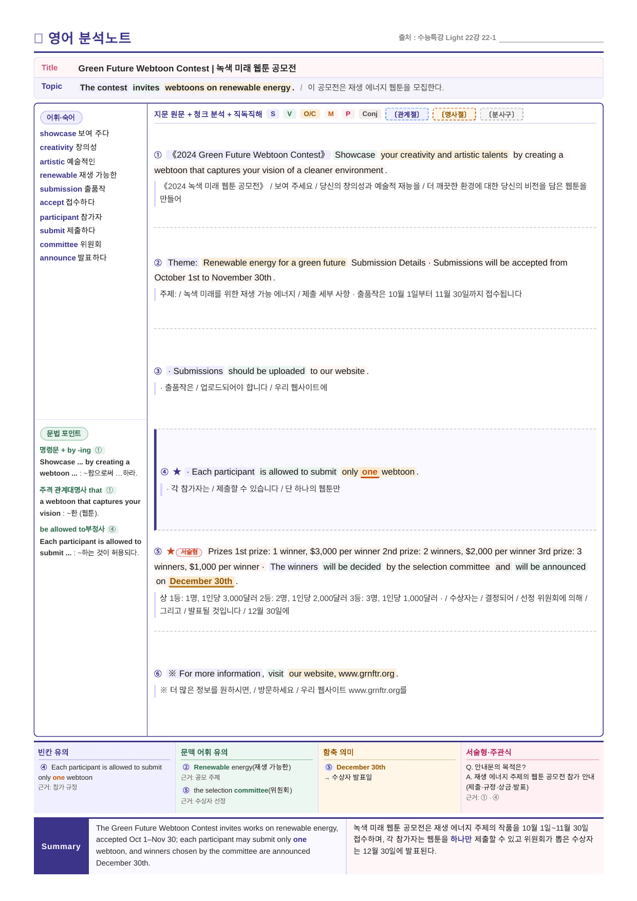 수능특강 Light 영어_분석노트와 워크북(수업용자료)_22강_preview_undefined