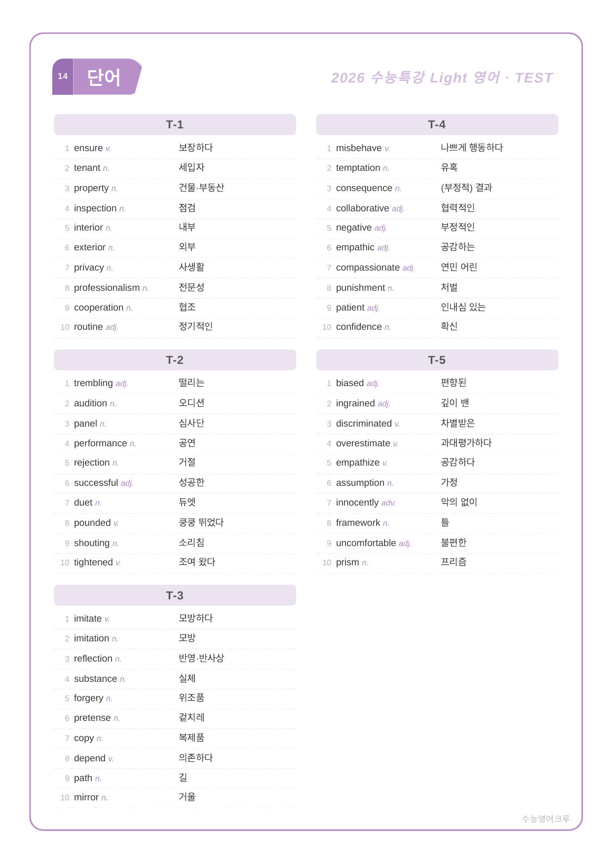 수능특강 Light 영어_분석노트와 워크북(수업용자료)_TEST강_preview_undefined