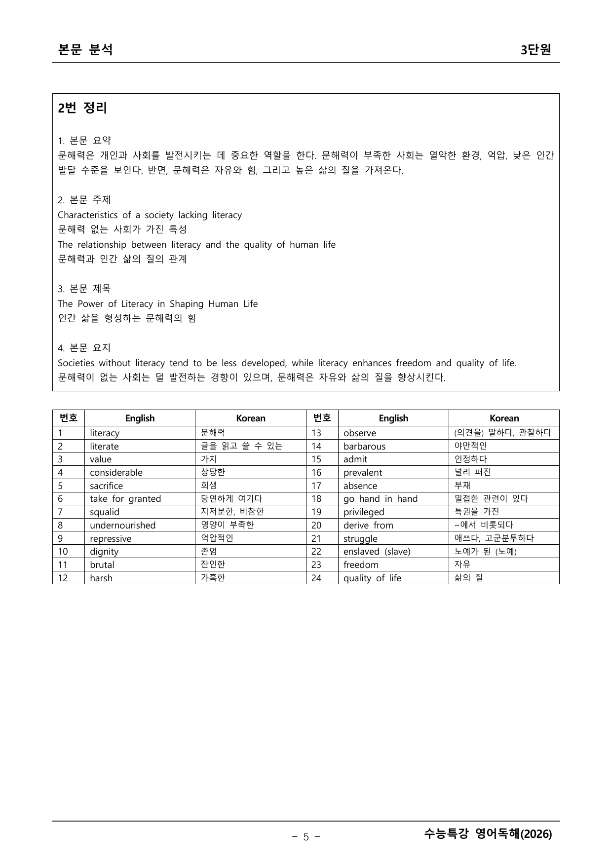 2027학년도 수능특강 영어독해 본문분석 _preview_undefined