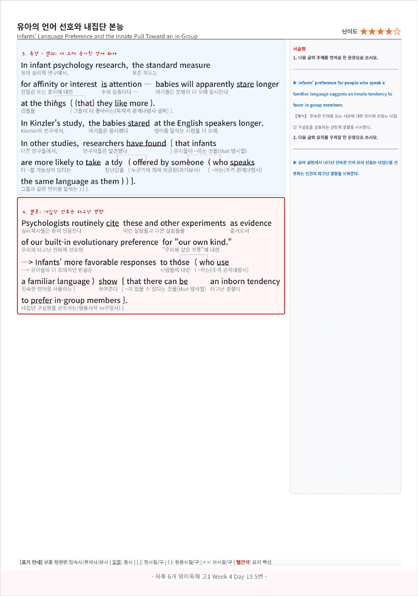 하루 6개 1등급 영어독해 전국연합학력평가 고1 DAY 19 킹스분석_preview_undefined