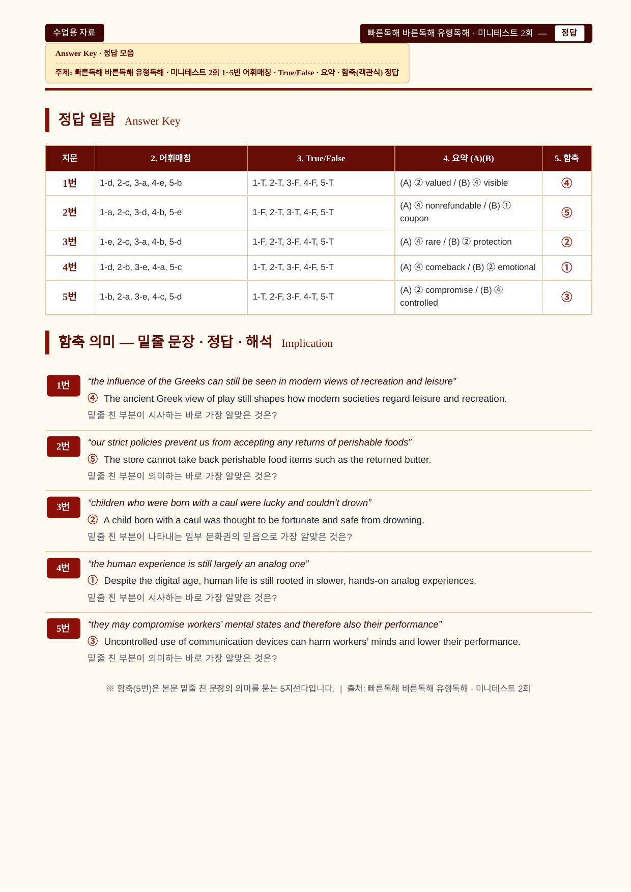 빠바_유형독해_Mini Test-02_분석노트 및 워크북(수업용자료)_preview_undefined