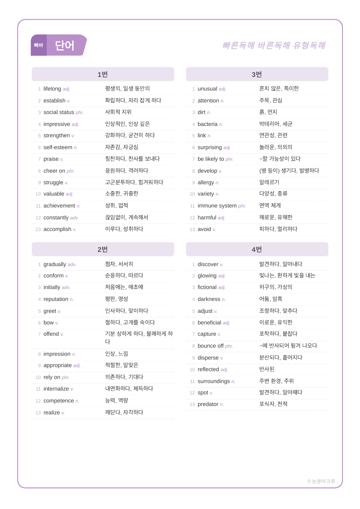 빠바_유형독해_Mini Test-03_분석노트 및 워크북(수업용자료)_preview_undefined