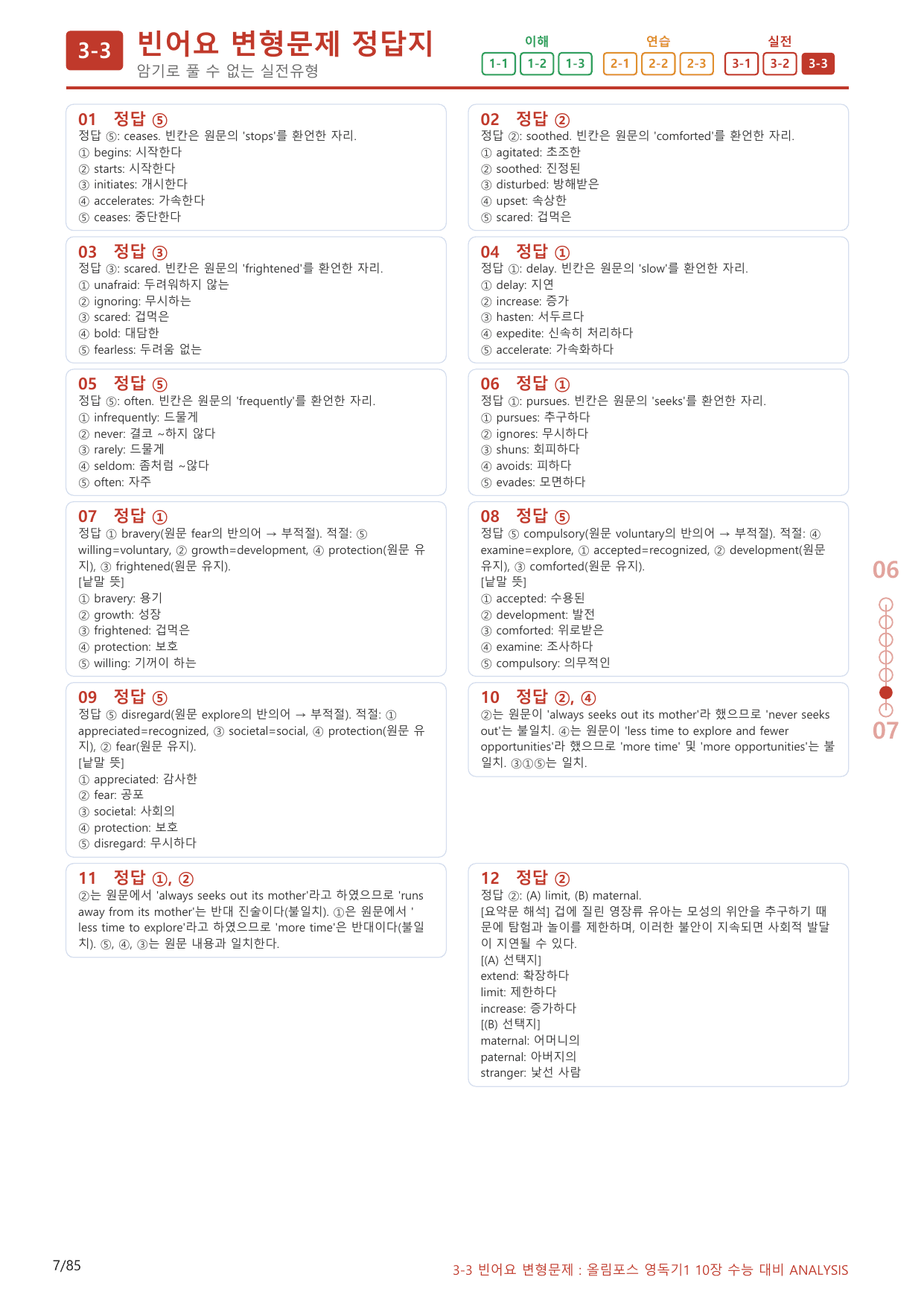3-3번_올림포스_영어독해의 기본1_Unit 10_80제(보너스 자료)_preview_undefined