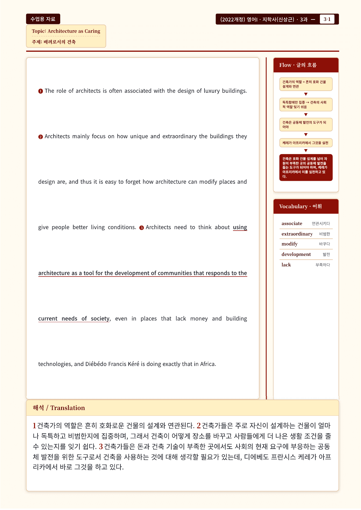영어I_지학사_신상근_3과_분석노트 및 수업용 Workbook_preview_undefined
