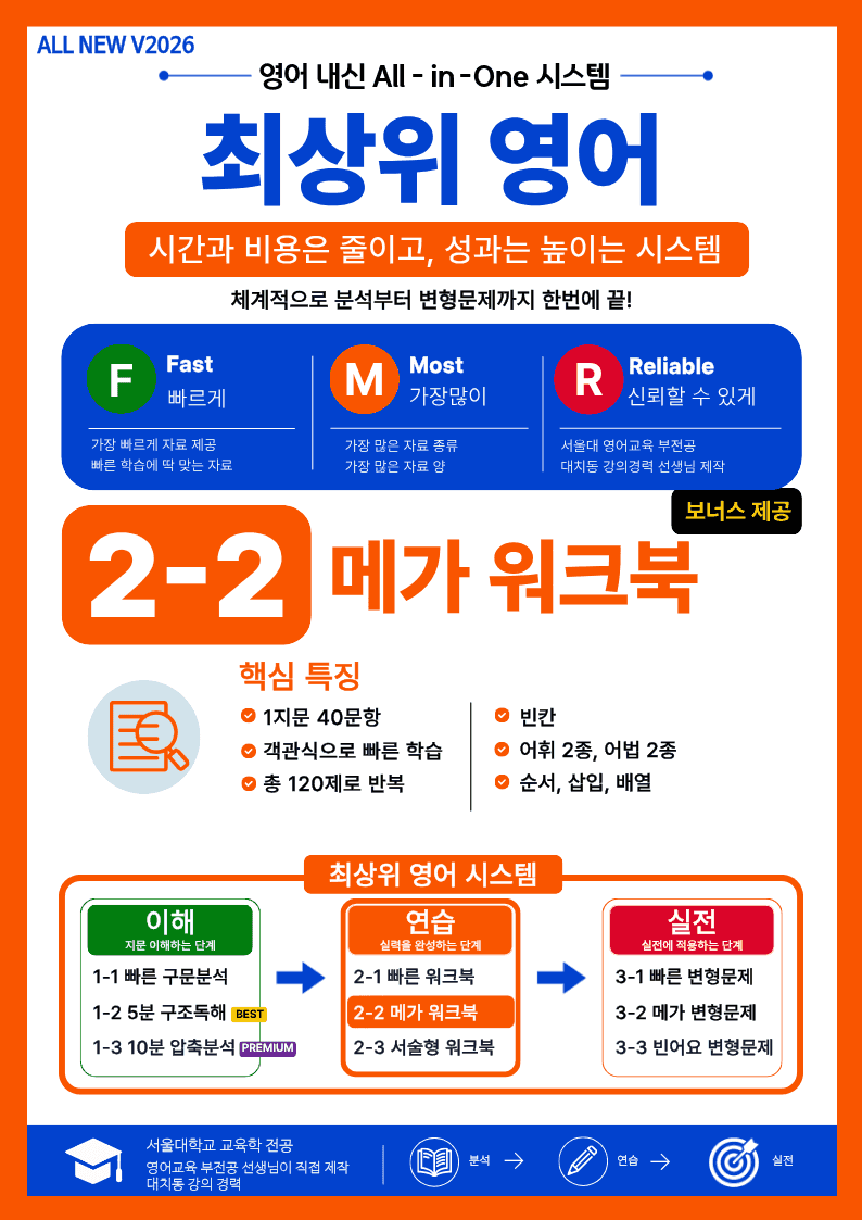 2-2번_다빈출코드_영어독해_고1_Unit 9_10지문(보너스 자료)_promotion