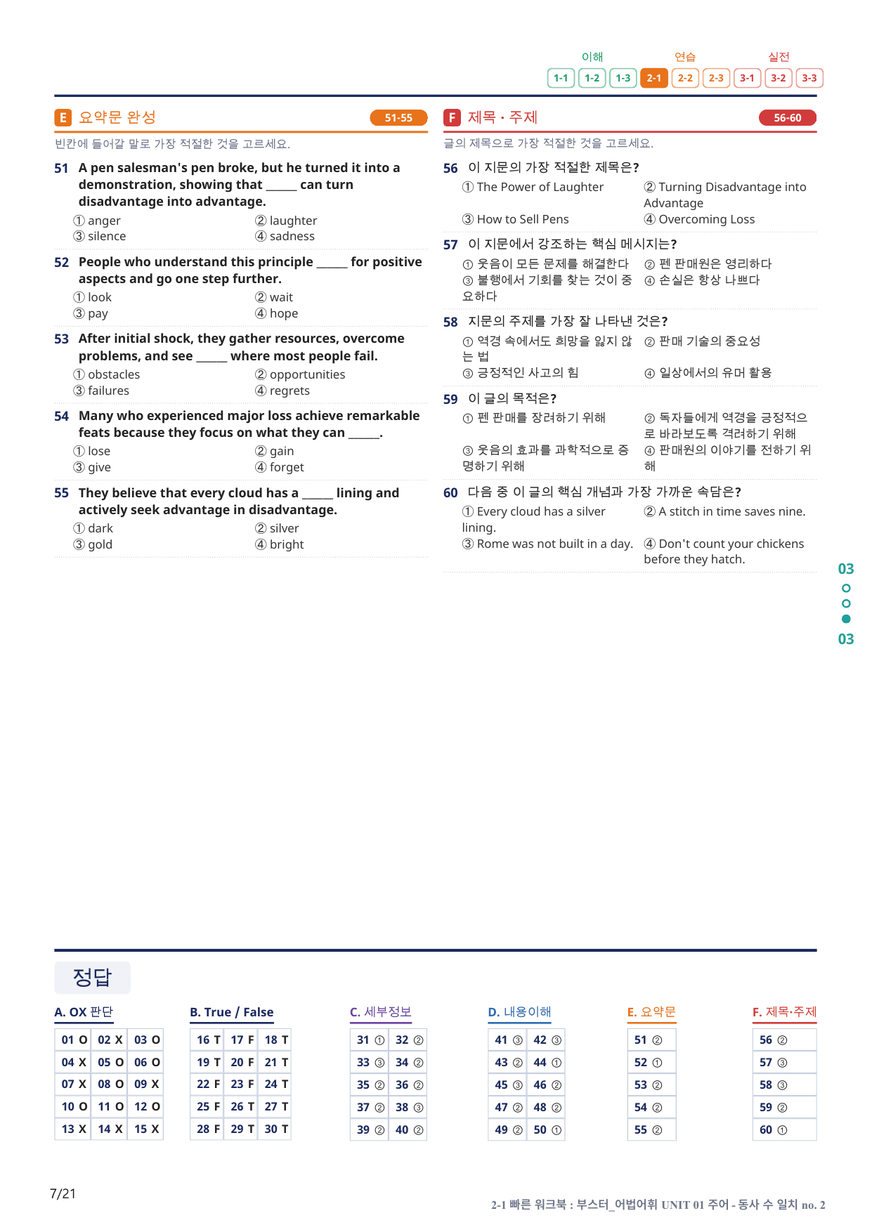 2-1번_부스터_어법어휘_UNIT 01_4지문(보너스 자료)_preview_undefined