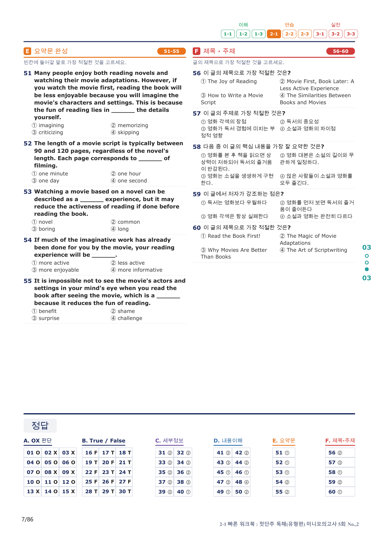 2-1번_첫단추_독해유형편_미니 모고 5회_17지문(보너스 자료)_preview_undefined