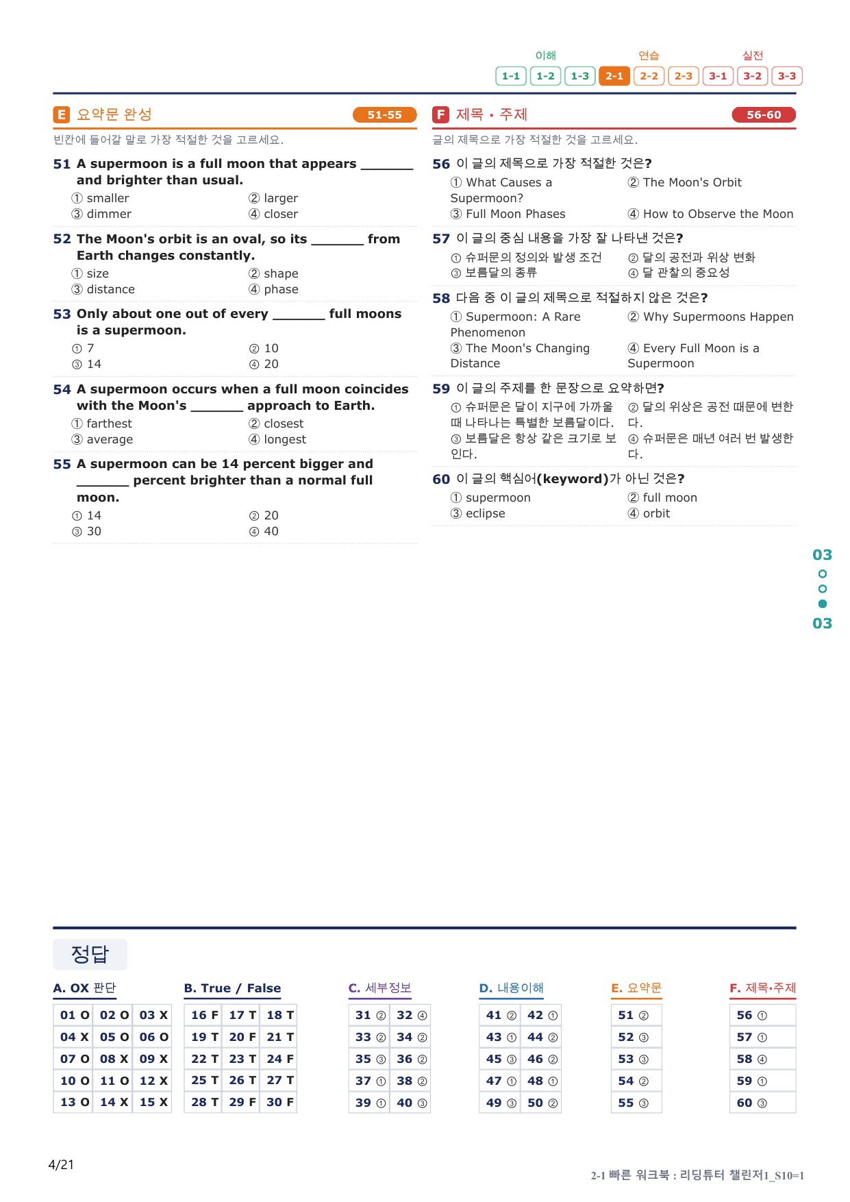 2-1번_리딩튜터_챌린저_1_Section 10_4지문(보너스 자료)_preview_undefined