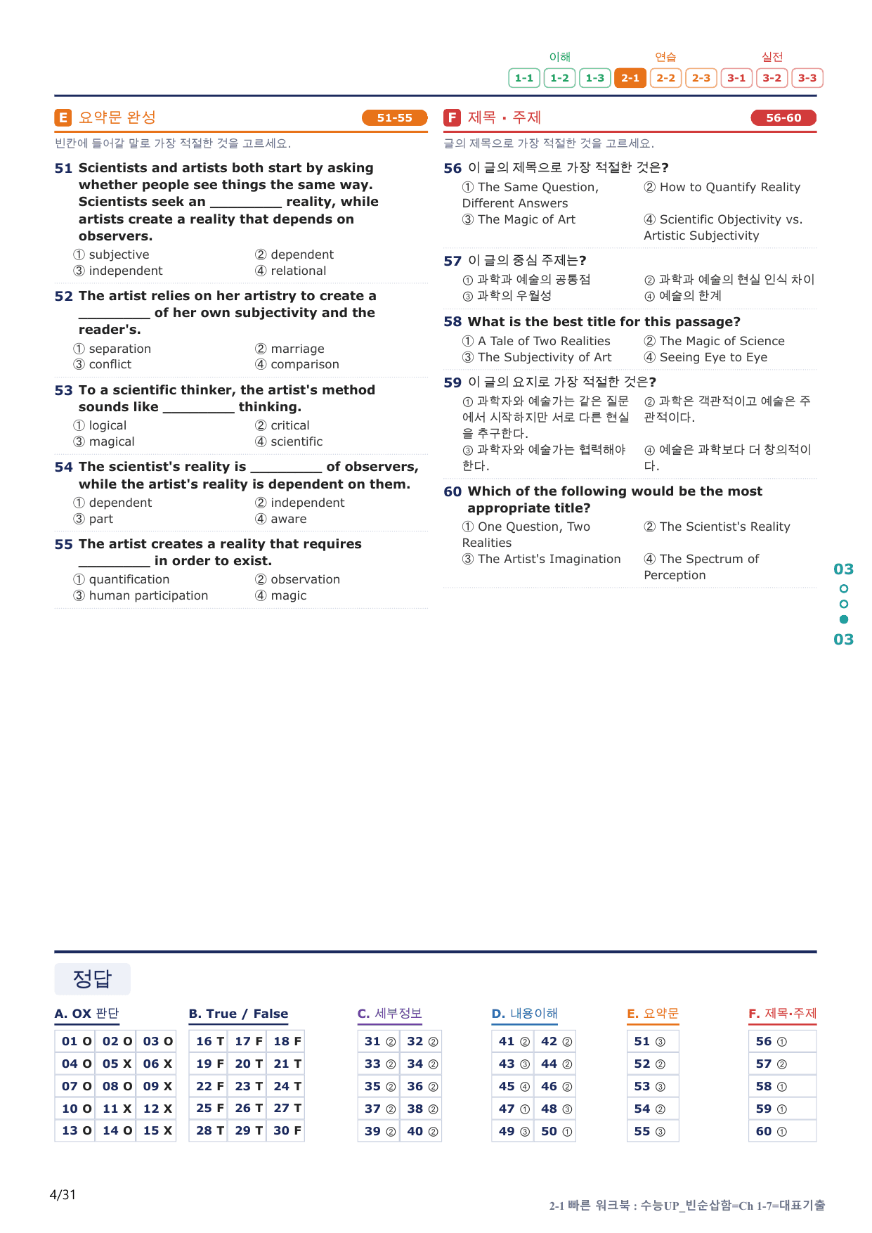 2-1번_수능 1Up_빈순삽함_Ch 1-7_6지문(보너스 자료)_preview_undefined