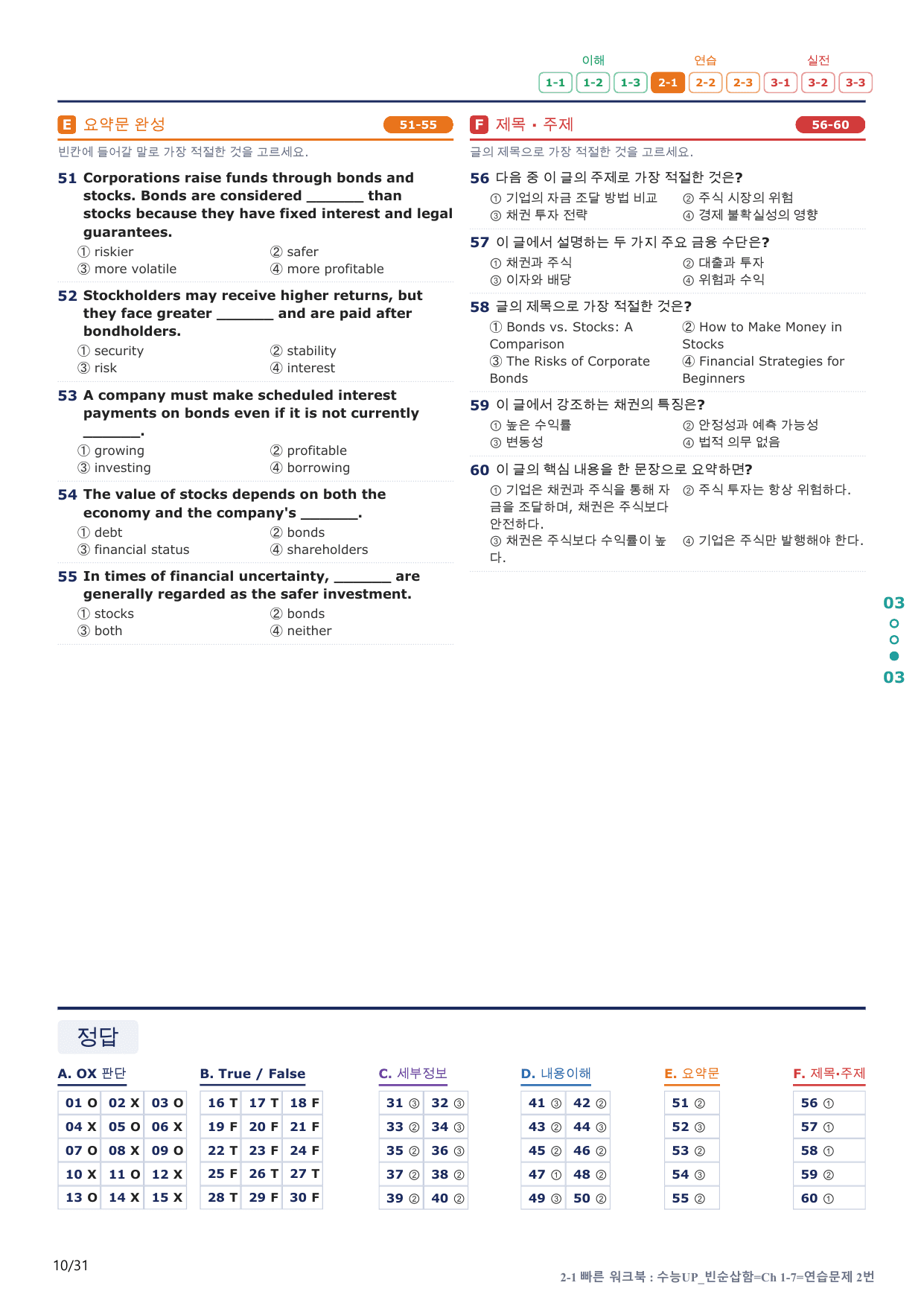 2-1번_수능 1Up_빈순삽함_Ch 1-7_6지문(보너스 자료)_preview_undefined