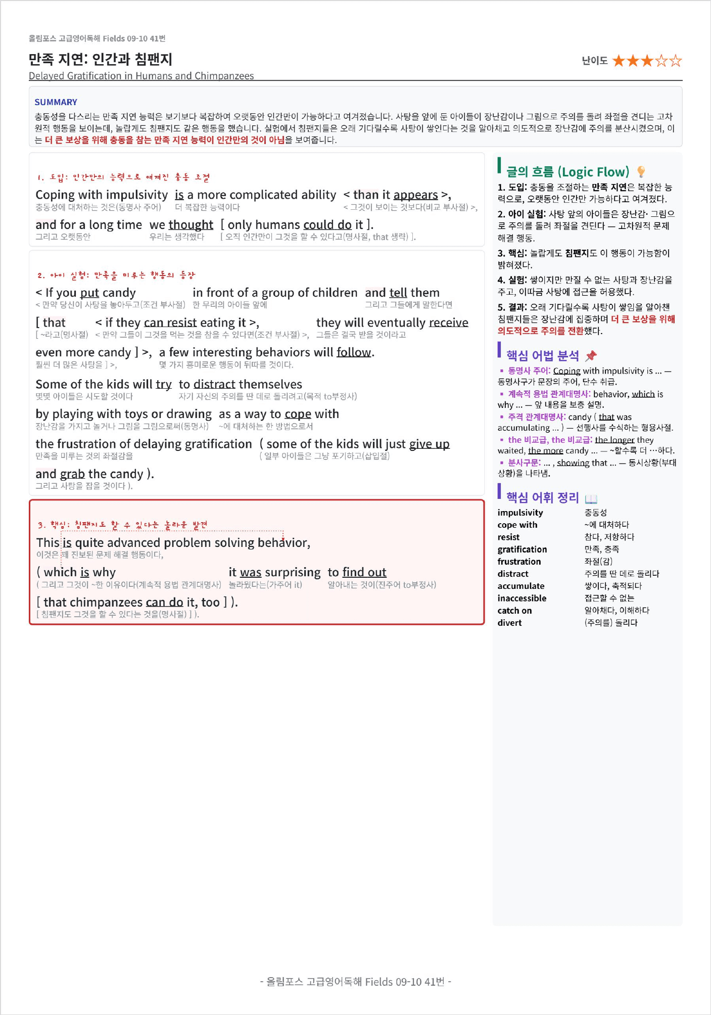 올림포스 고급영어독해 영미 비문학 Field 09 킹스분석_preview_undefined