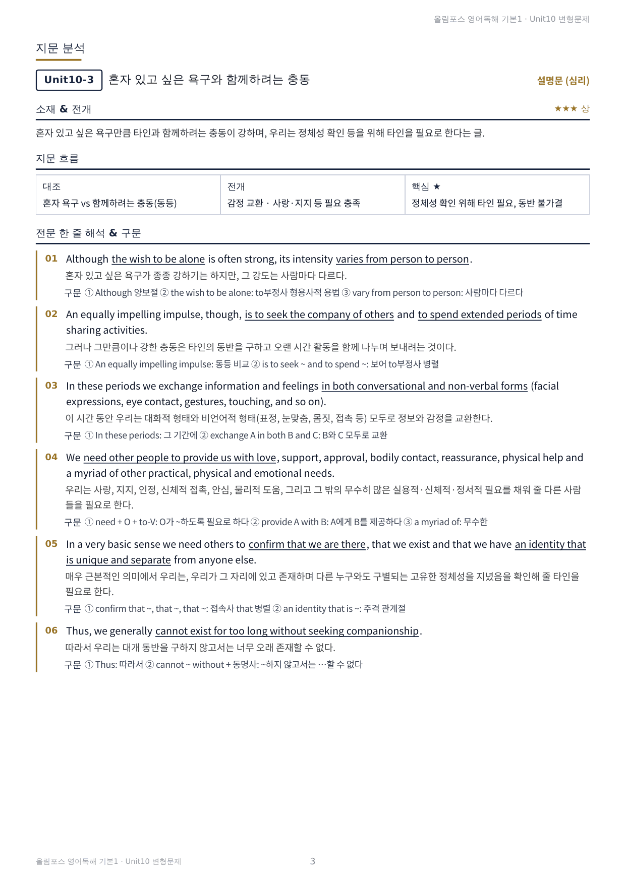 올림포스 독해 기본1 Unit10 실전 최적화변형문제167제(서술형포함)_preview_undefined