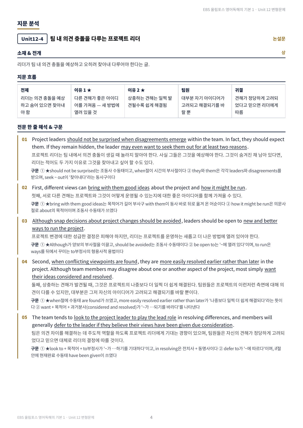 올림포스 독해 기본1 Unit12 실전 최적화변형문제219제(서술형포함)_preview_undefined
