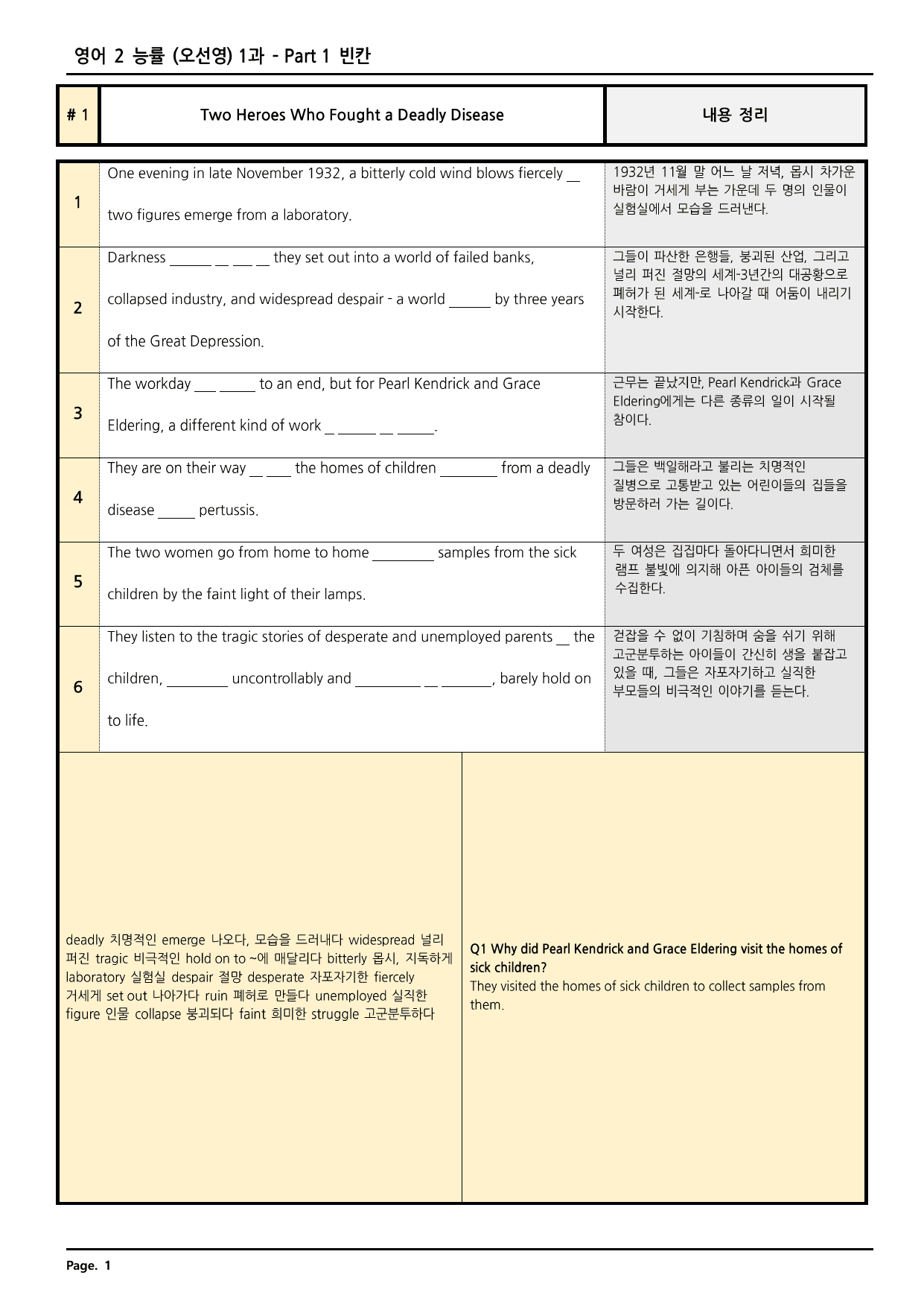영어2 능률 (오선영) 1과 깔끔한 분석과 완벽한 테스트 (90페이지)_preview_undefined