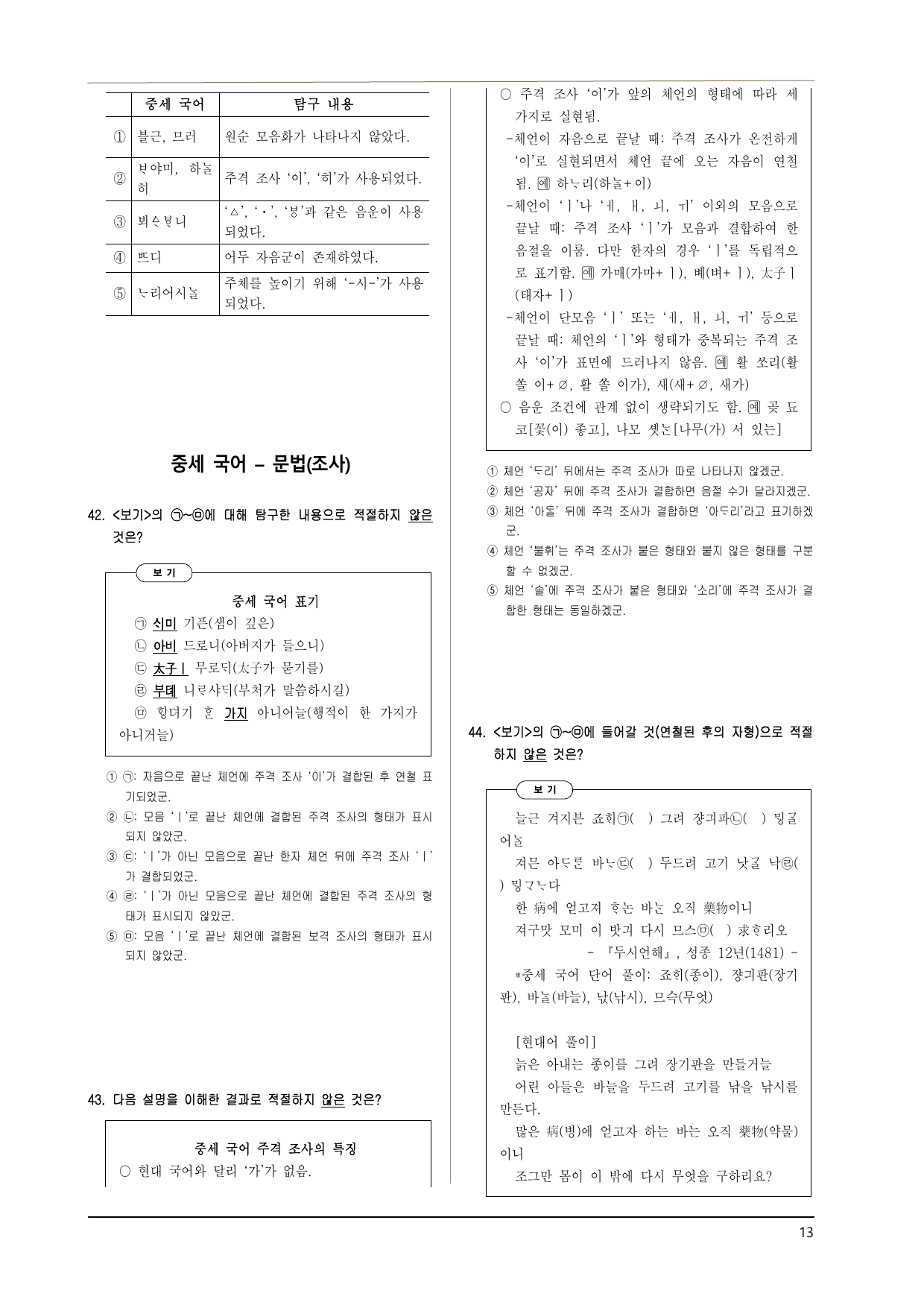 천재김수 공국2 2-(2) 우리말과 매체의 변천 고난이도 모의형 90제_preview_undefined