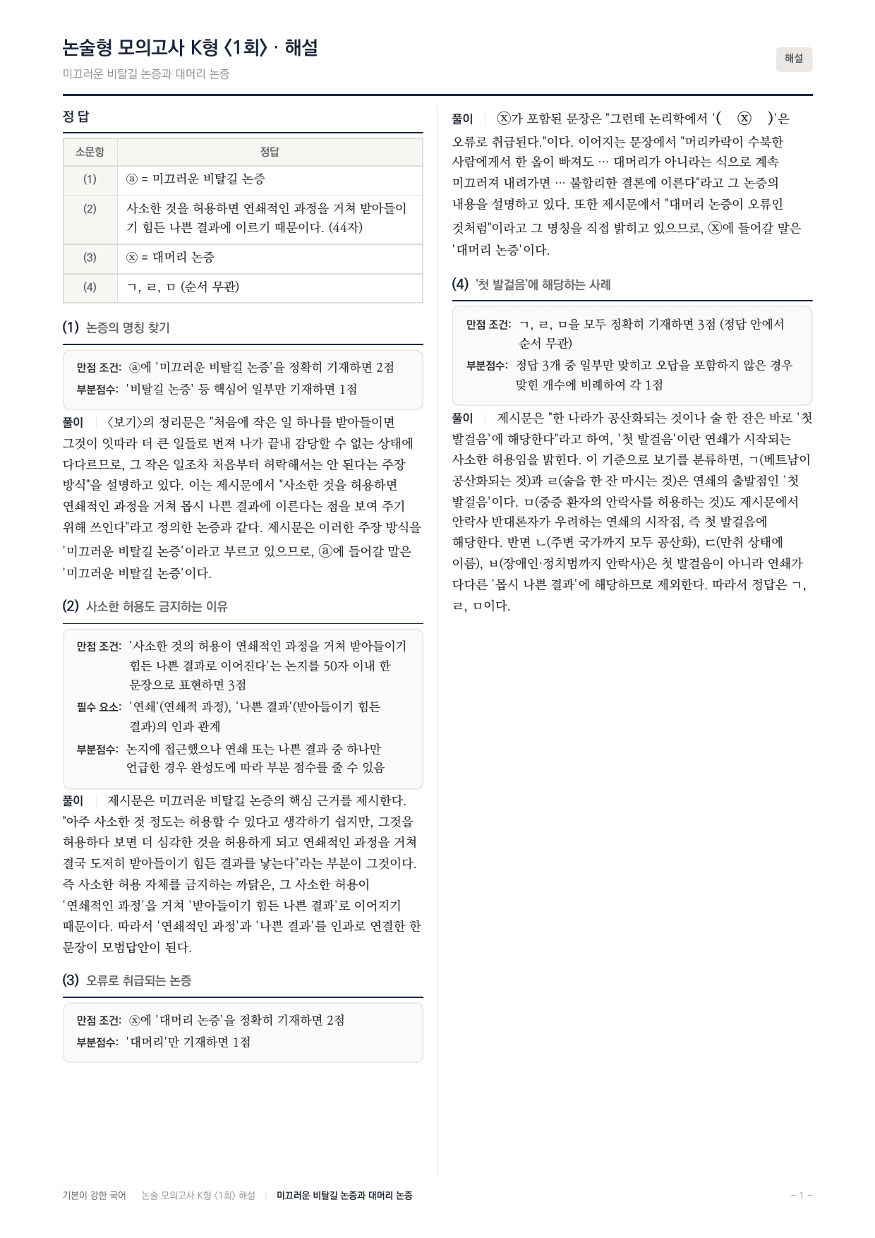 2027 국민대 약술형 독서 인문 실전편 1회(13지문)_preview_undefined