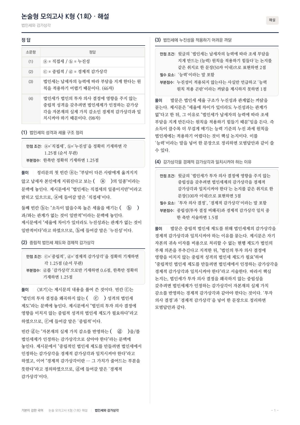 2027 국민대 약술형 독서 실전학습 실전편 1회(8지문)_preview_undefined