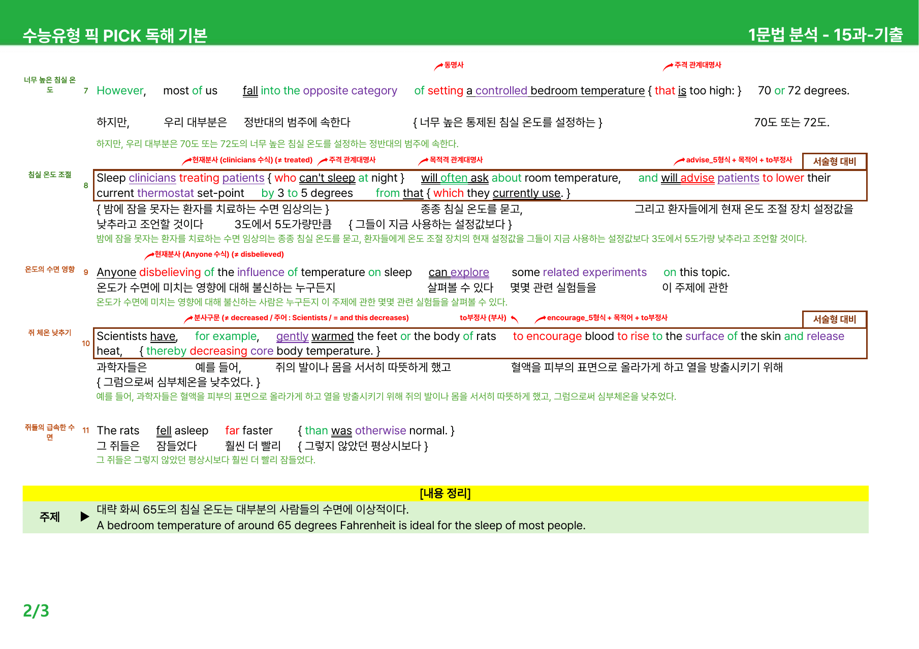 수능유형 픽PICK 독해 기본 (2023) - 15-16-P2과 본문분석_preview_undefined