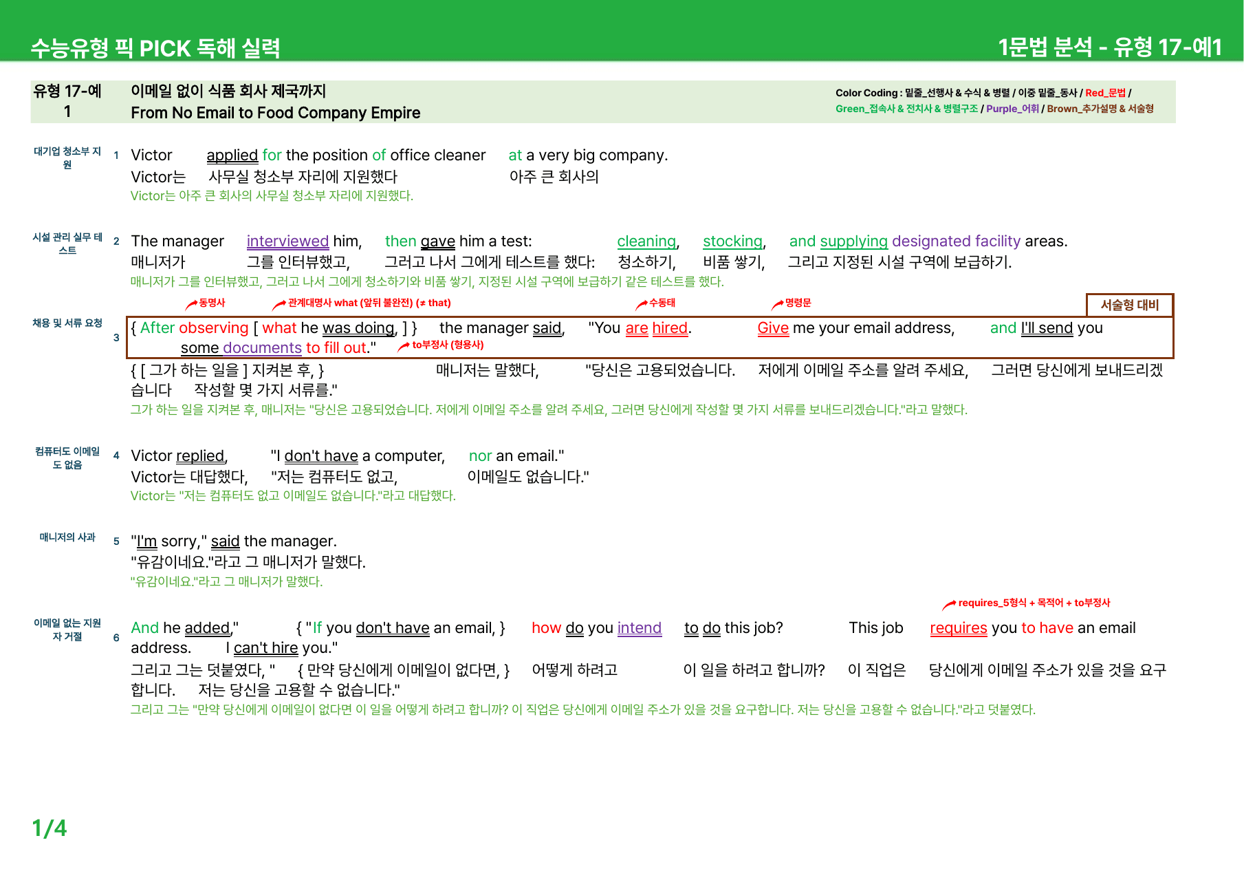 수능유형 픽 PICK 독해 실력 (2023) - 유형 16-17 본문분석_preview_undefined