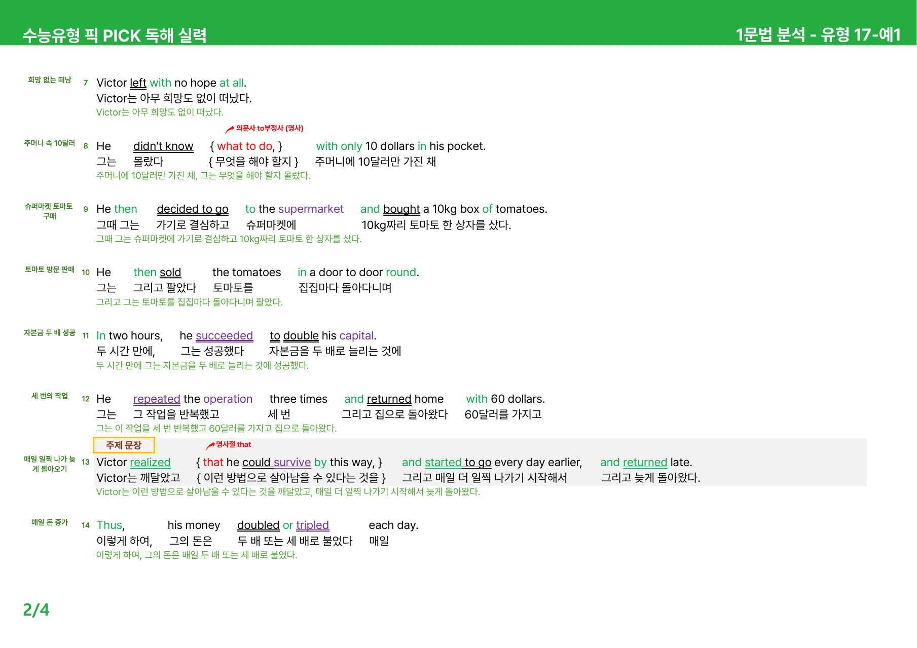 수능유형 픽 PICK 독해 실력 (2023) - 유형 16-17 본문분석_preview_undefined