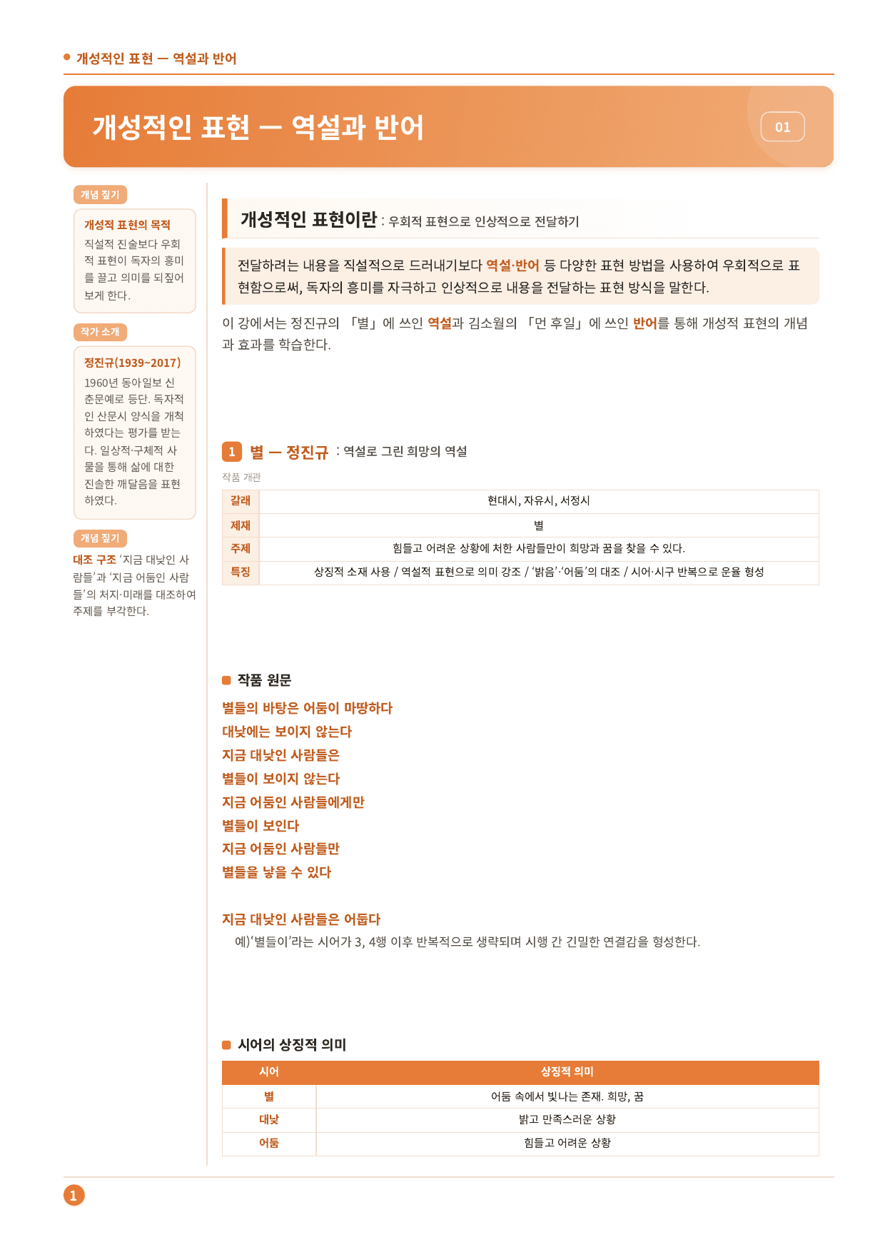 중2국어2_1-(1)별_먼후일_작품분석+60문제_지학사_preview_undefined