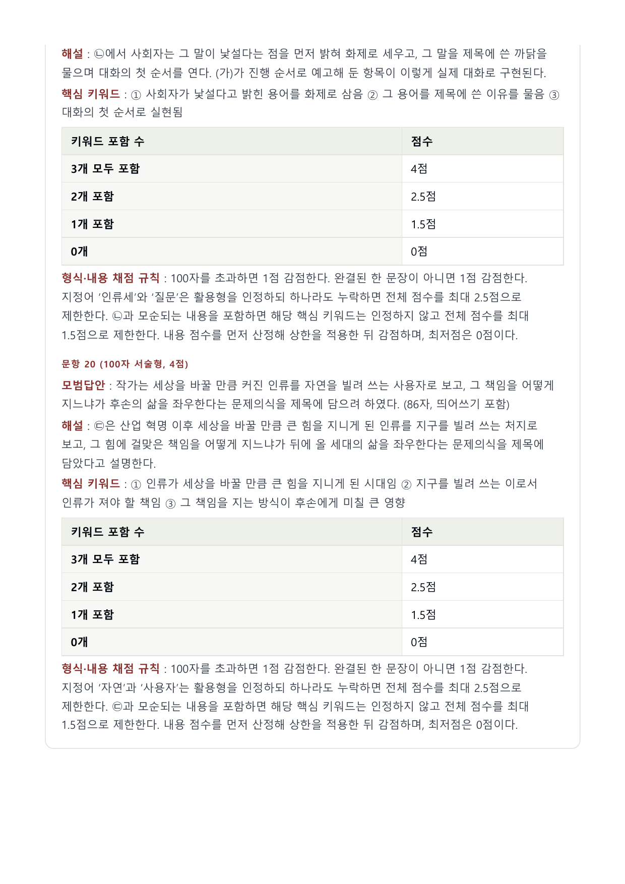 2027 국민·가천 약술형 인문 수완 화작 워크북 도서관 안내문·대화_preview_undefined