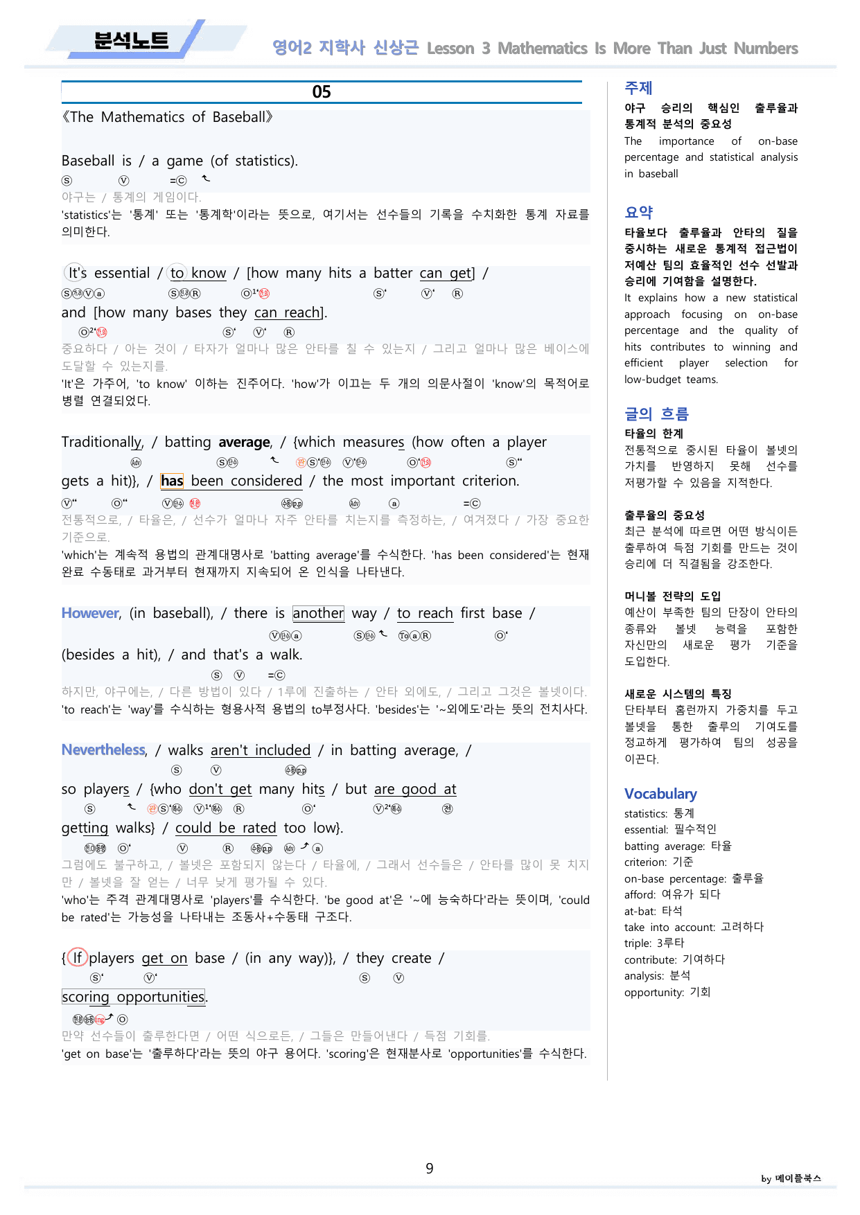 영어2 지학사 신상근 분석노트 3강 3과 by 메이플북스 22년 개정_preview_undefined