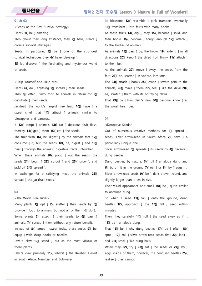 영어2 천재 조수경 워크북 12종 3강 3과 메이플북스 22년 개정_preview_39