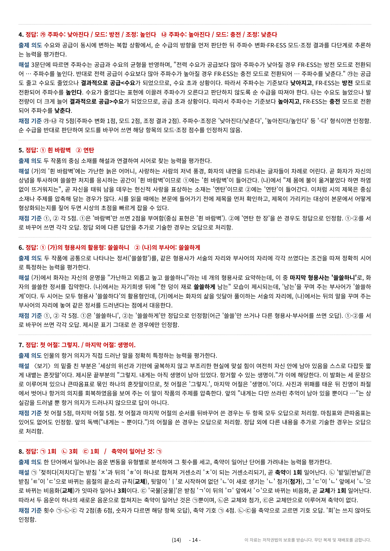 2027학년도 대입 약술형 논술 실전모의고사 국어 통합본 (01~30회)_preview_undefined