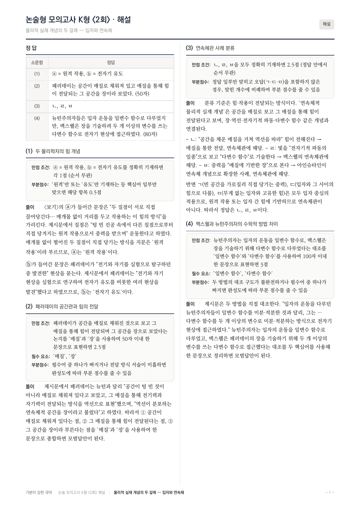 2027 국민대 약술형 독서 과학 실전편 2회(13지문)_preview_undefined