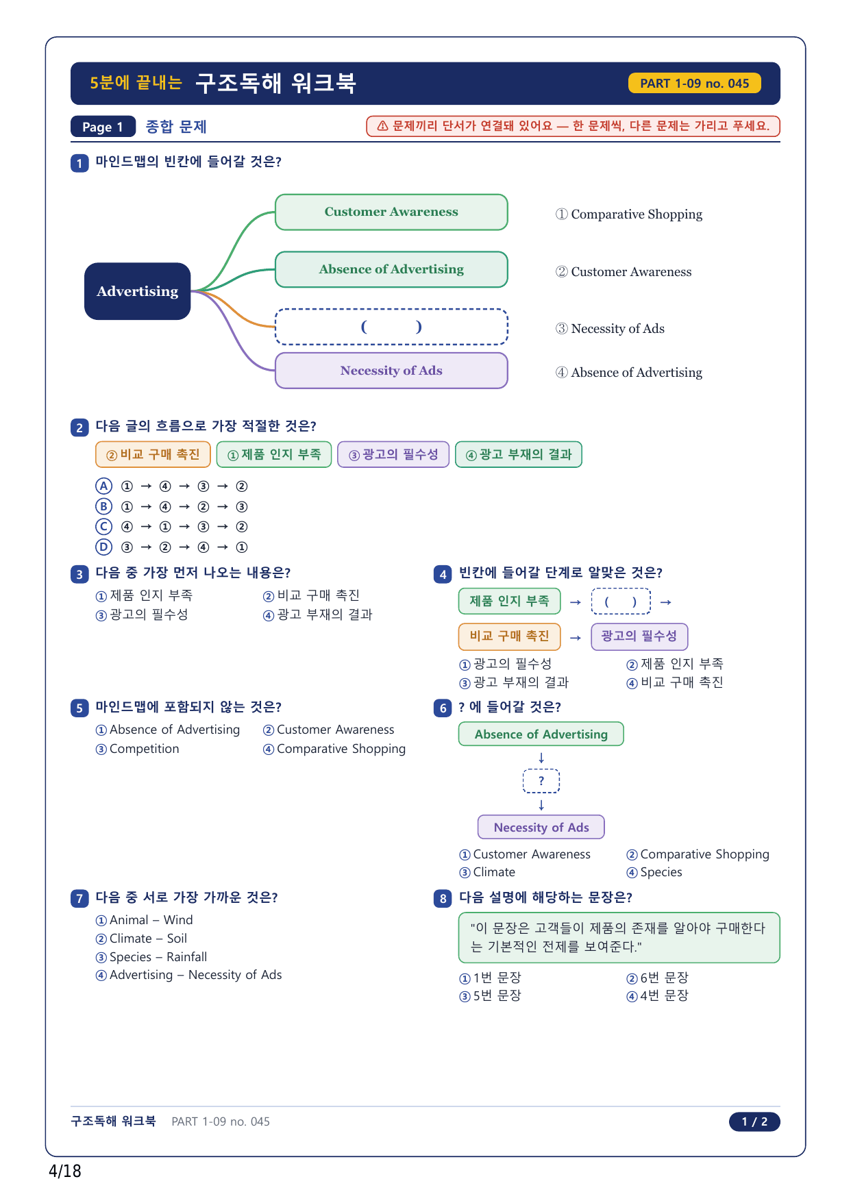 1-2번_수능만만 어법어휘 150제_P1-9_4지문_preview_undefined