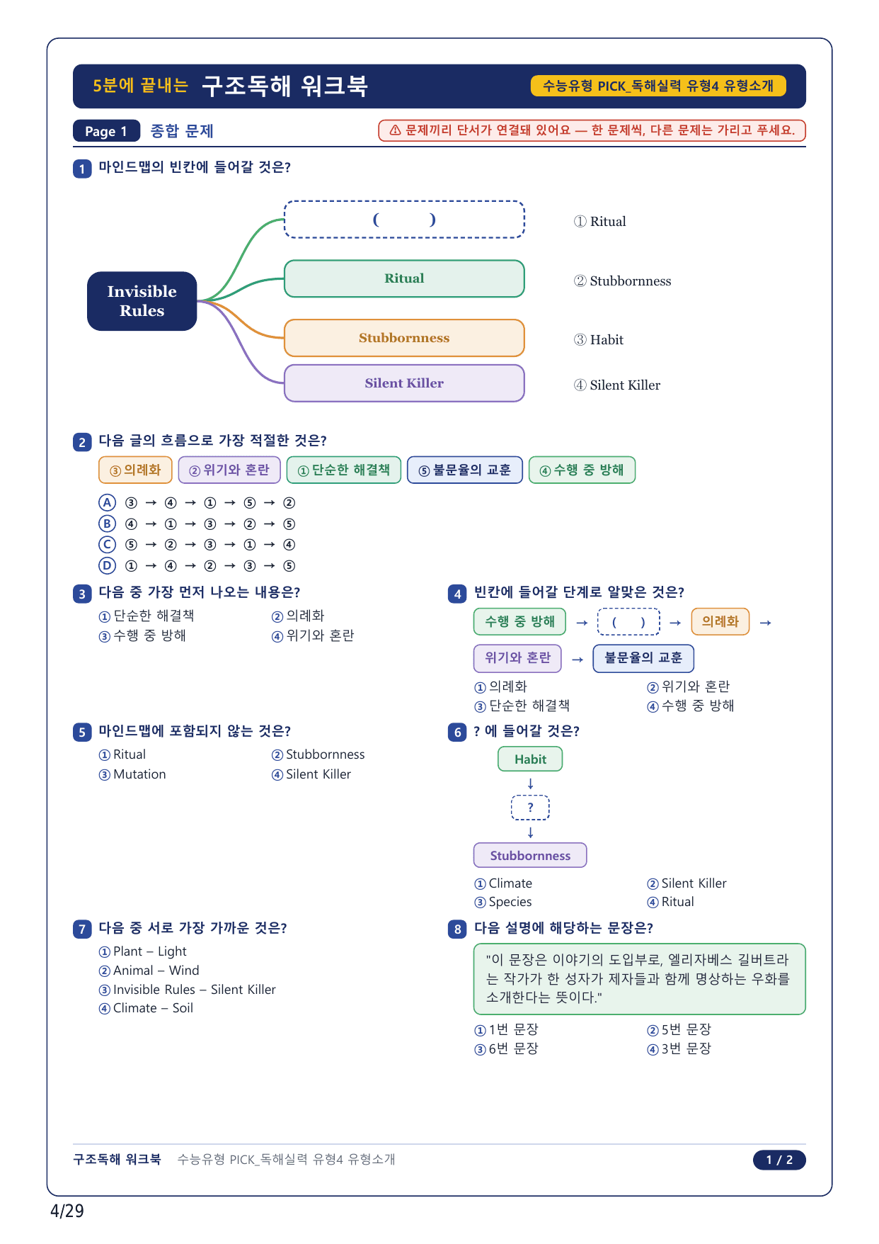 1-2번_수능유형 PICK 실력_P1-4_6지문_preview_undefined